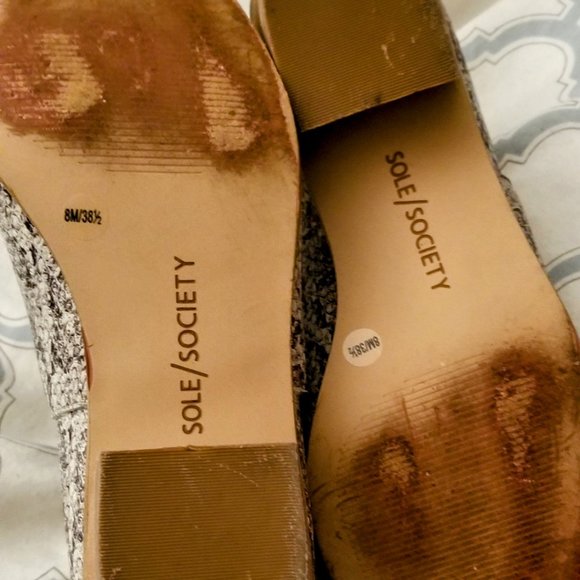 Sole Society Jaznae Bootie Natural Leather Size 8 .5 - Picture 5 of 5